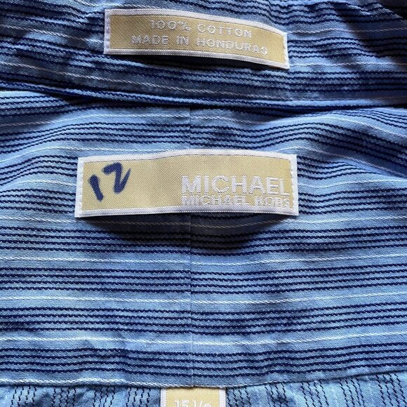 Michael Kors Men's Button Down Long Sleeve SZ M - Picture 2 of 6